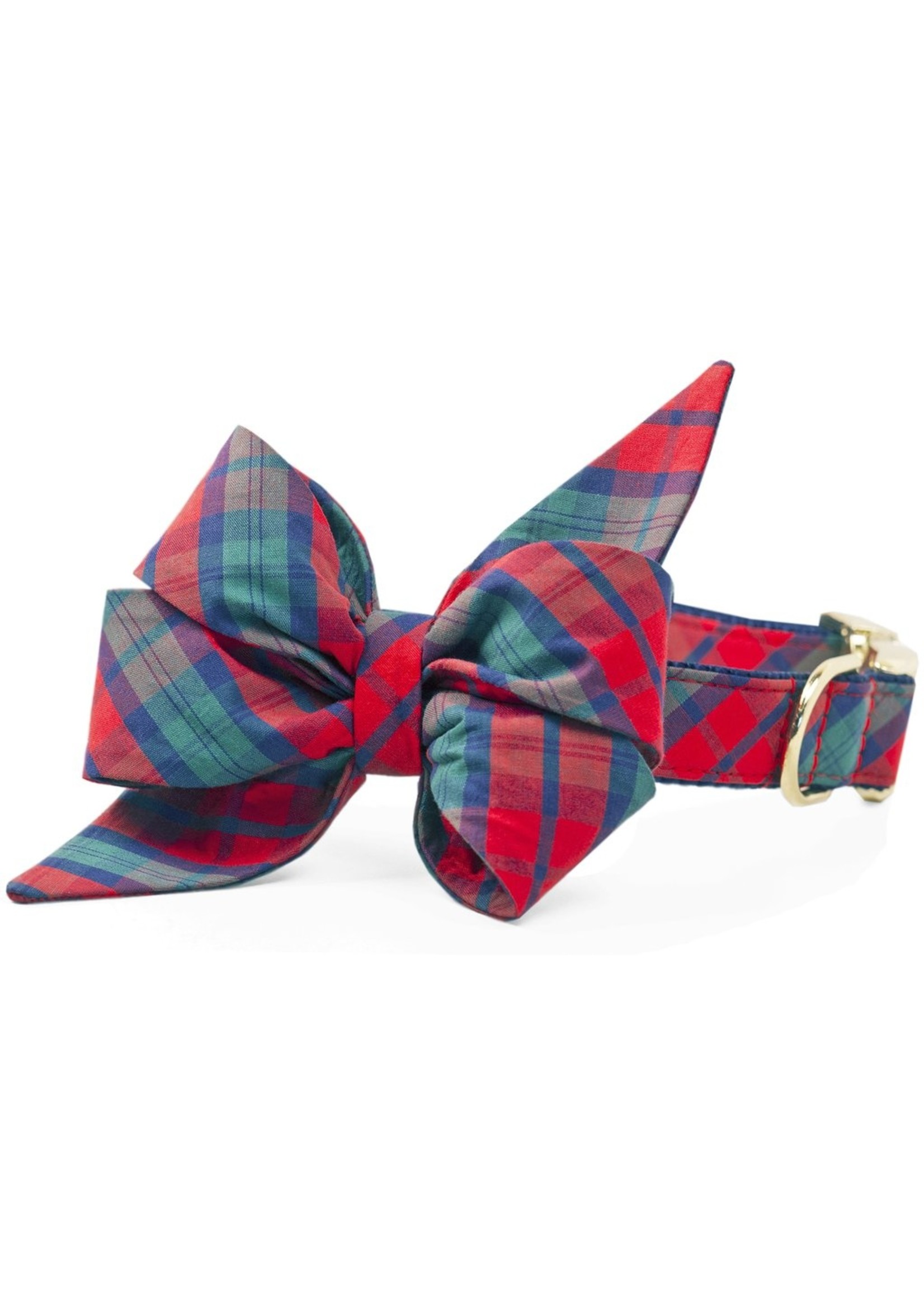 CREW LA LA Holiday Collection Belle Bow Dog Collar