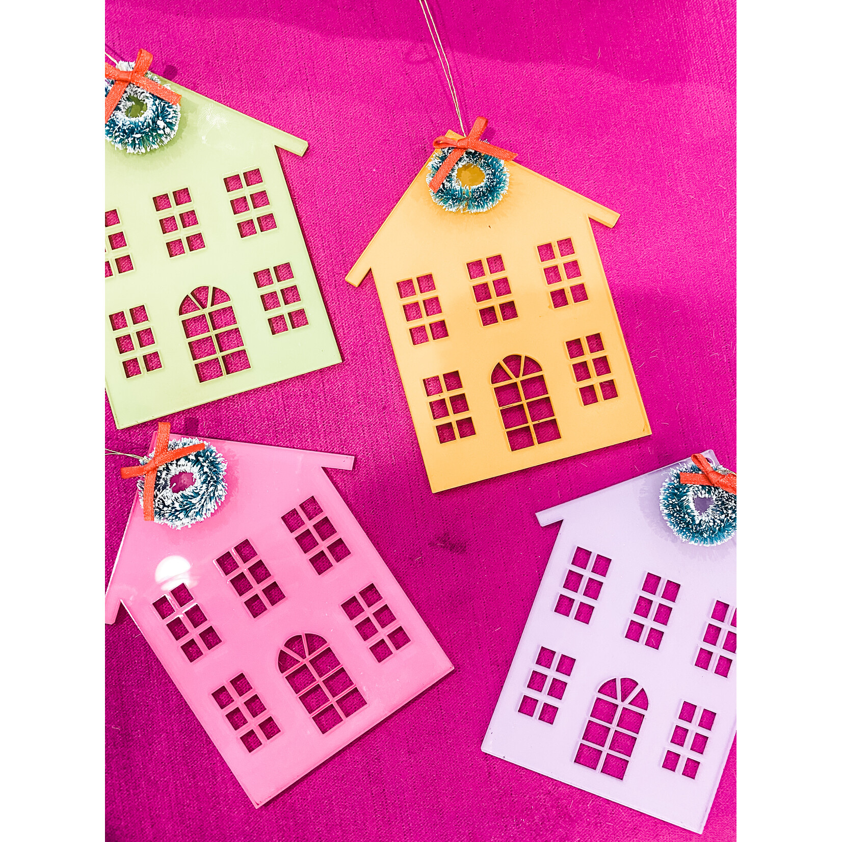 Acrylic House Ornament