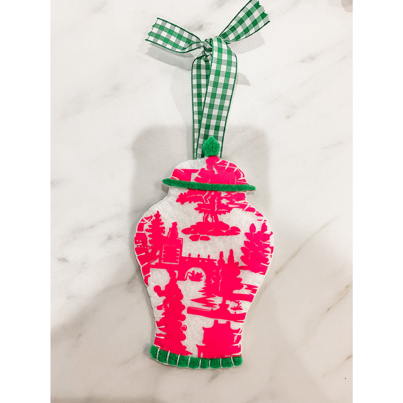 Lemon House Design Chinoiserie Temple Jar Ornament