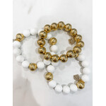 Brianna Cannon 14mm Gold Beaded Bracelet