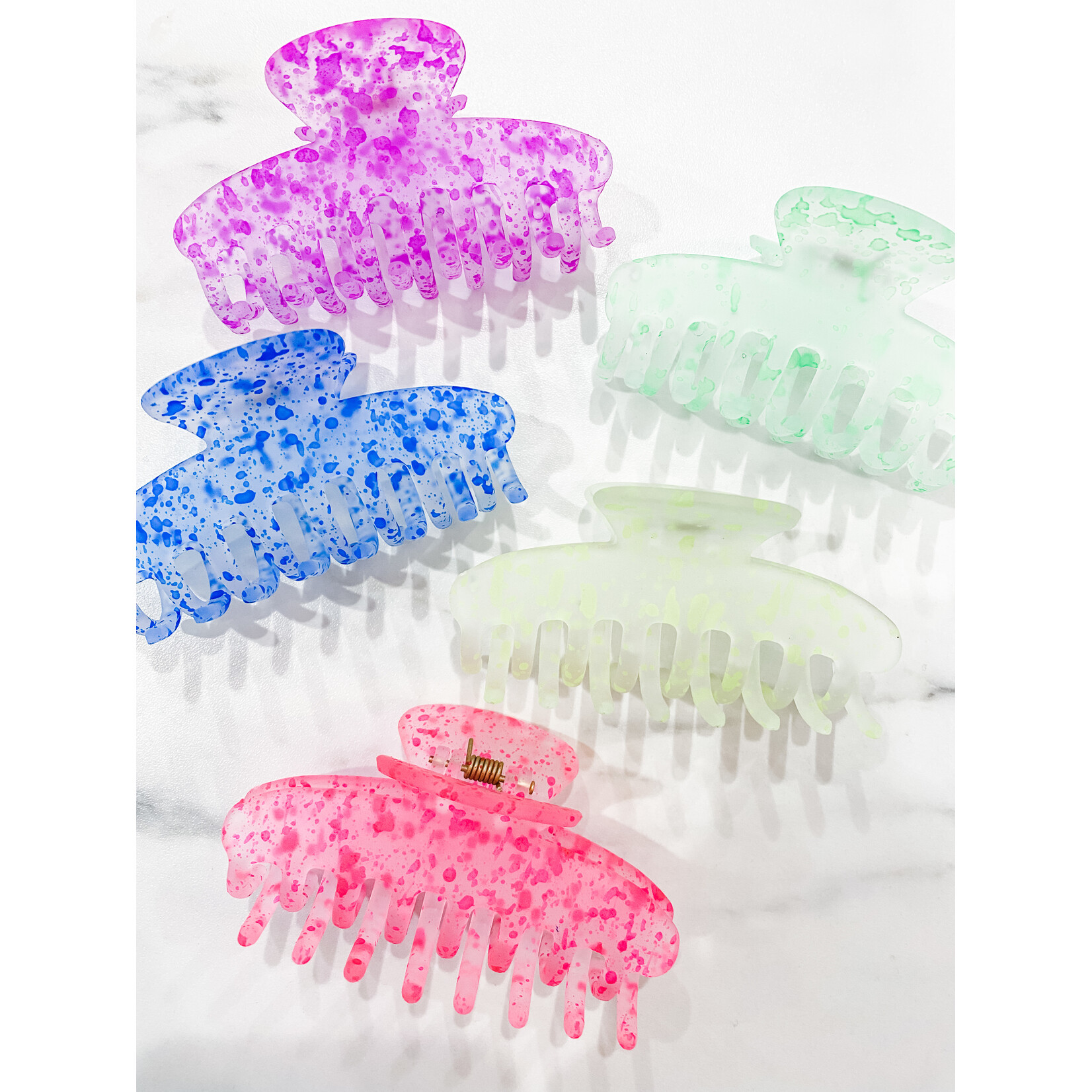Neon Claw Clips