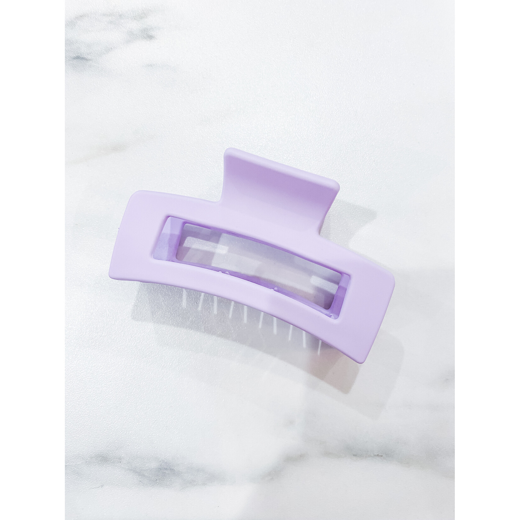 Rectangle Matte Claw Hair Clips