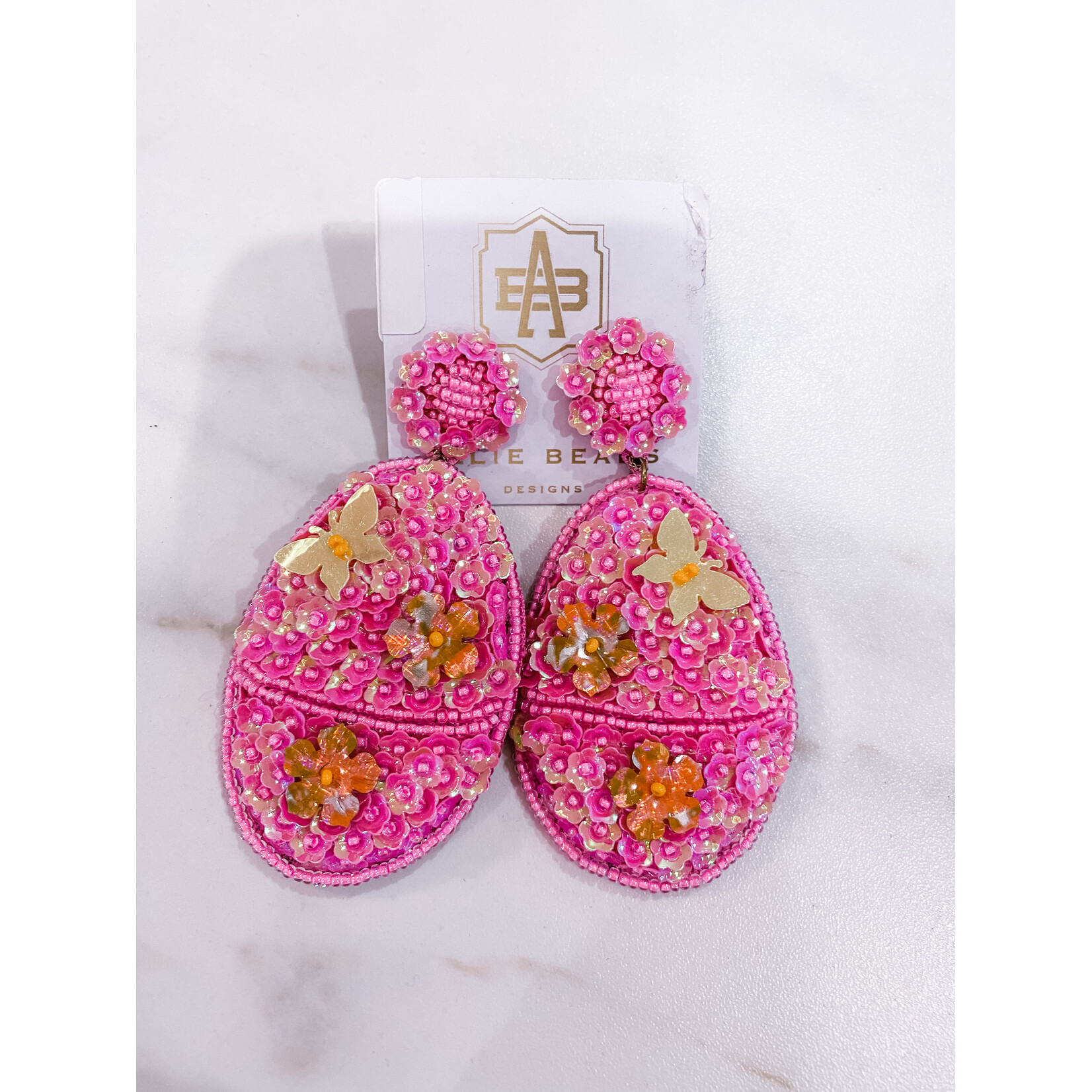 Allie Bead Easter Egg Earrings