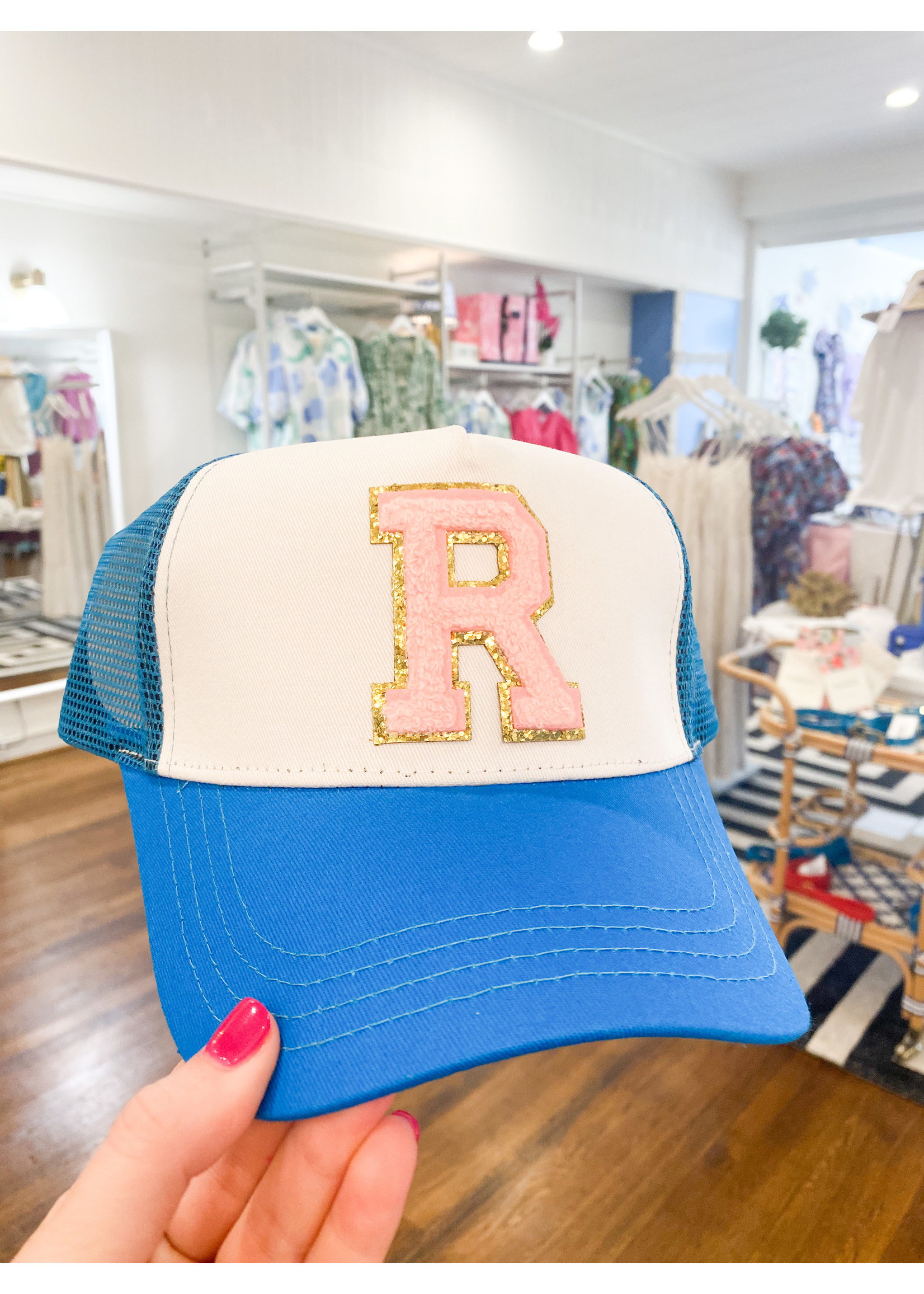 Trucker Hat {Pink R}