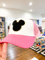 *PRE-SALE* Trucker Hat + Disney Patch {PINK Hat}