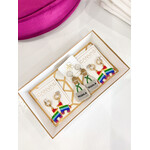 Viva Fiesta Enamel Piñata Earrings