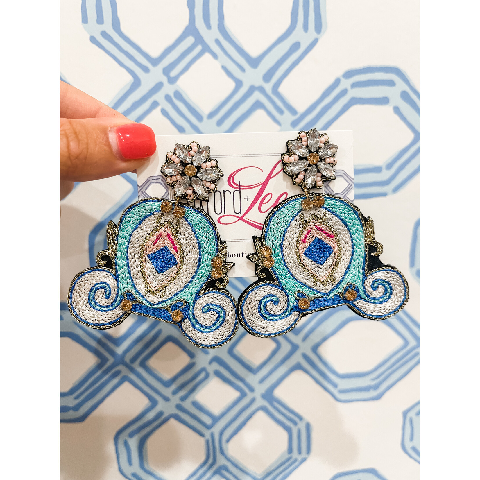 Princess Carriage Earrings