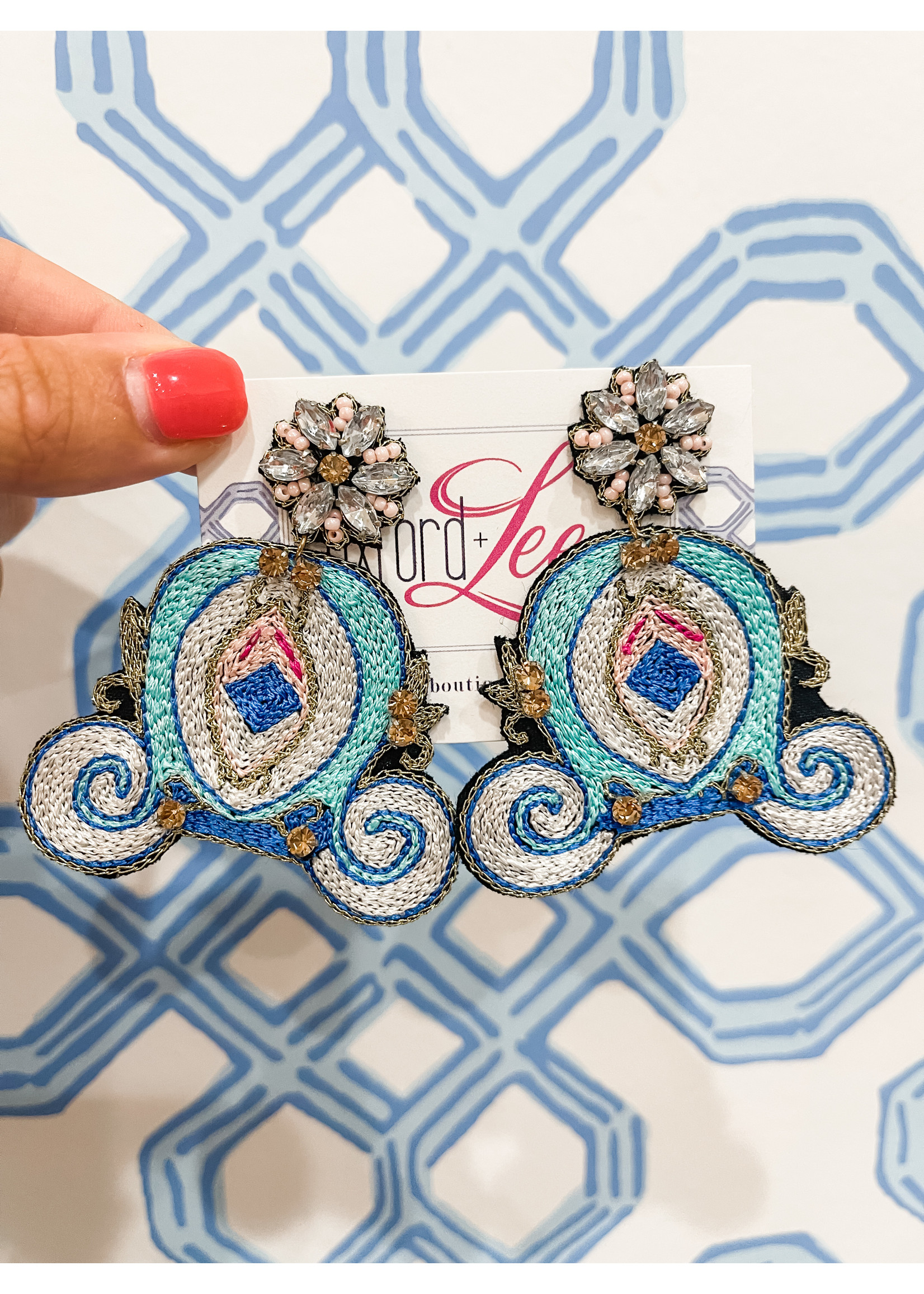 Princess Carriage Earrings