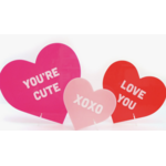 Kalio Chic Kailo Chic Conversation Hearts Acrylic