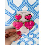 bohemian Gemme Bohemian Gemme Valentines Heart Statement Earrings
