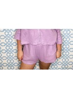 Queen of Sparkles QOS Lavender Gauze Short