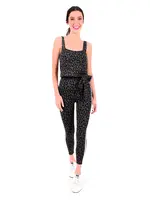 Emily McCarthy Emily McCarthy Sport Bow Sport Crop Noir Cheetah