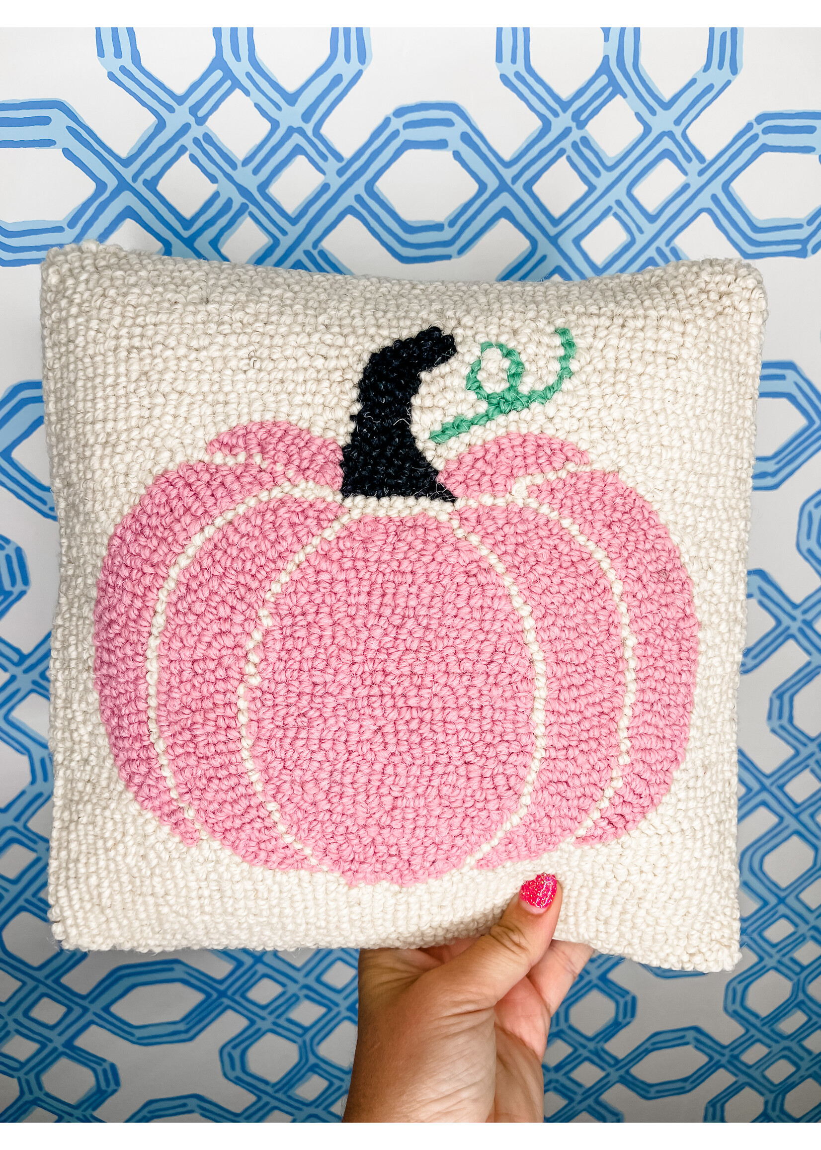 Pink Pumpkin Pillow