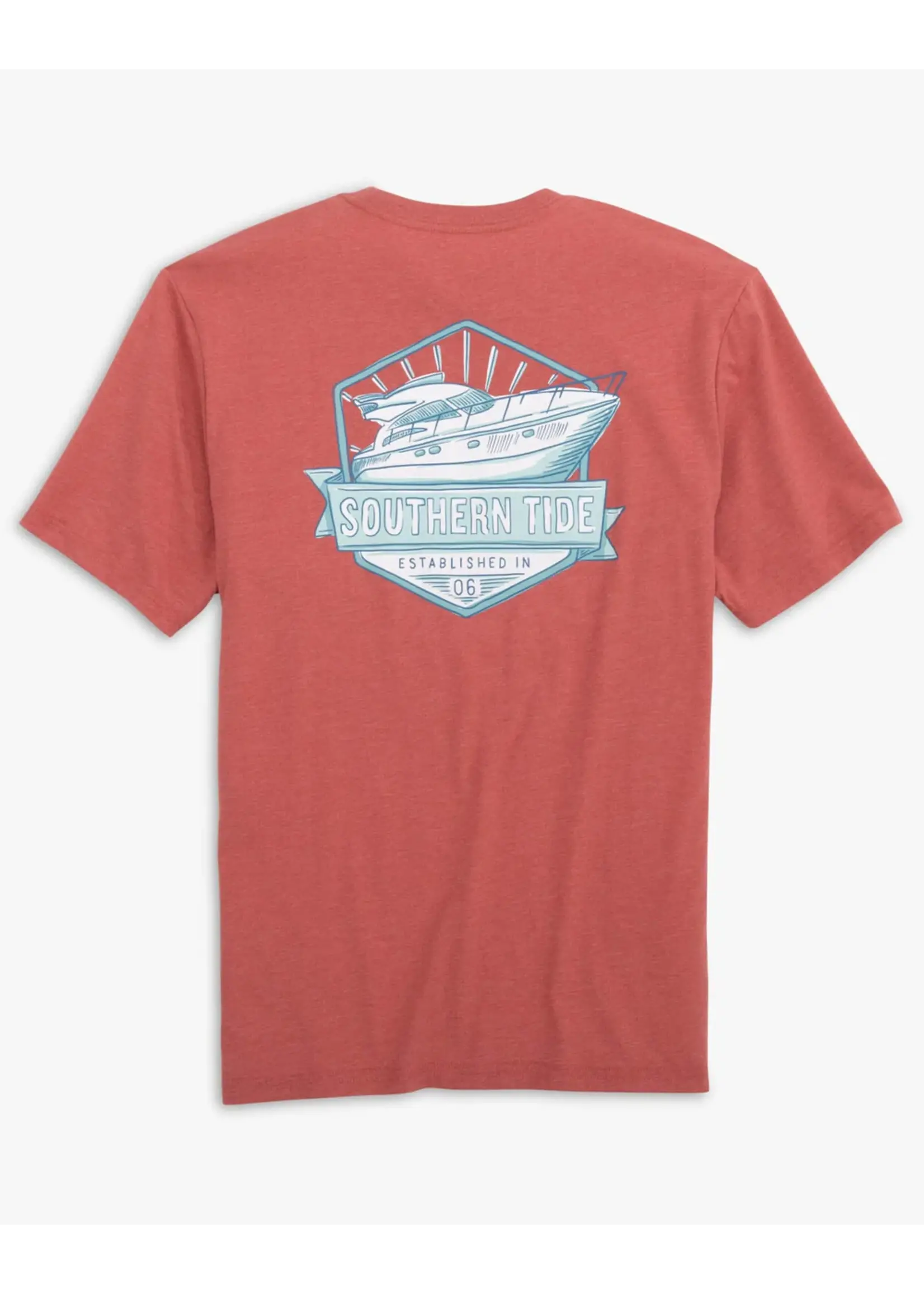 Southern Tide Southern Tide SS Cruise Heather Tee Dusty Coral