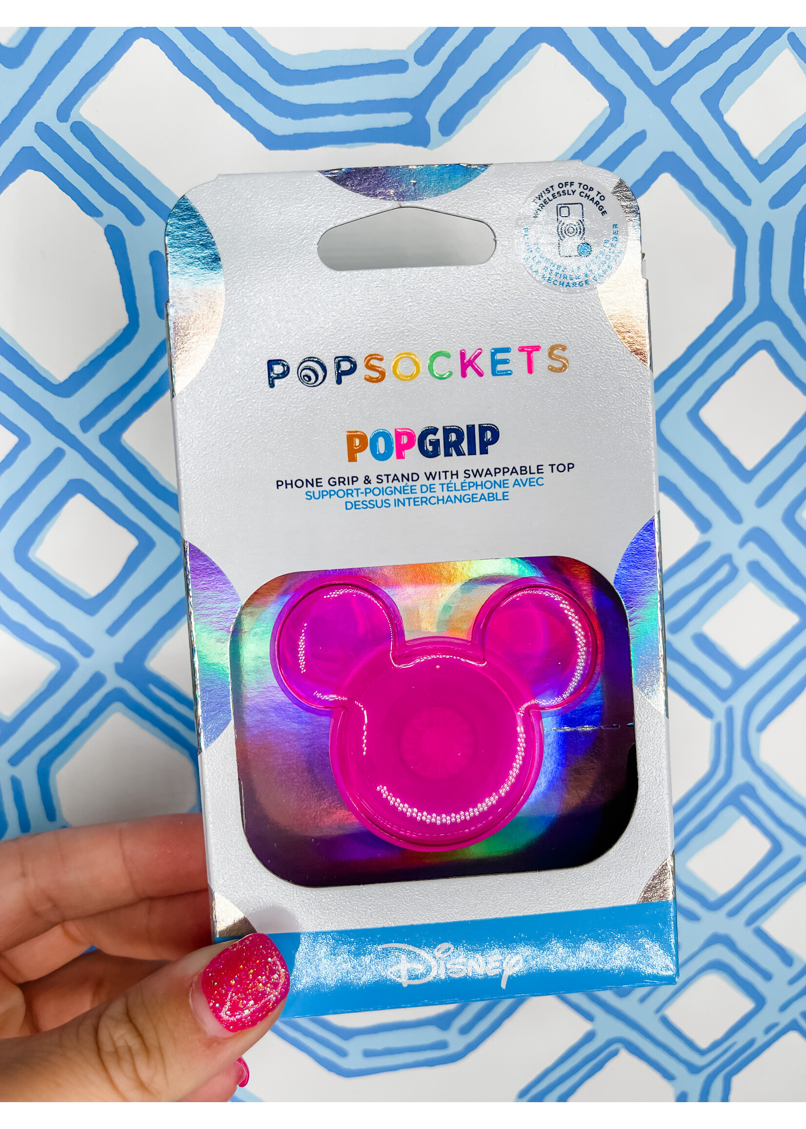 Pink Mickey PopSockets