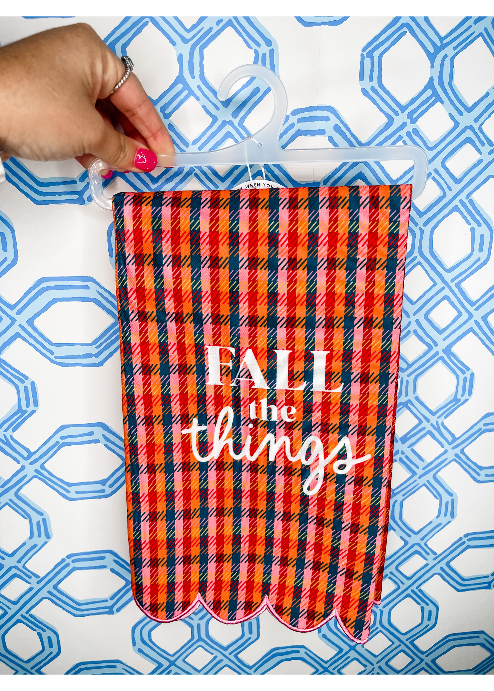 Fall the things tea towel