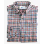 Southern Tide Southern Tide LS Lakewood Dusty Coral Sportshirt