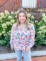 Hatley Olivia Blouse Deconstructed Floral