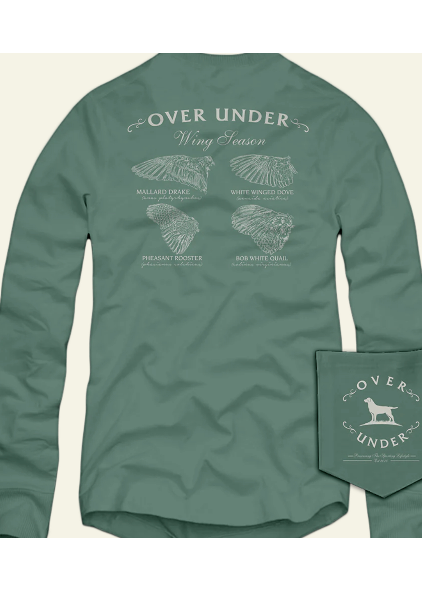 Over Under Over Under LS Wing Season Light Green