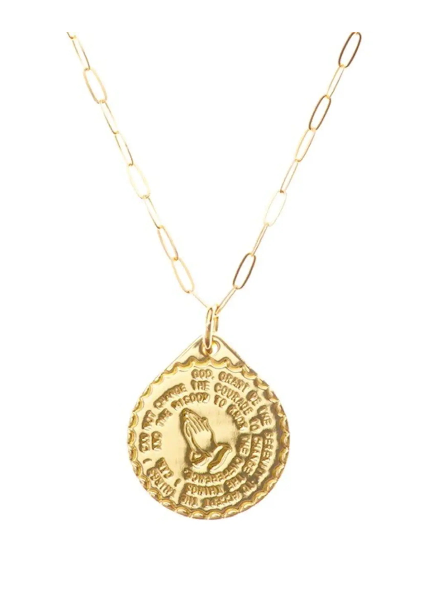 Allison Avery Allison Avery Lord's Prayer Medallion Chain