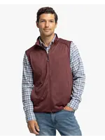 Southern Tide Southern Tide M Baybrook Heather Vest Red