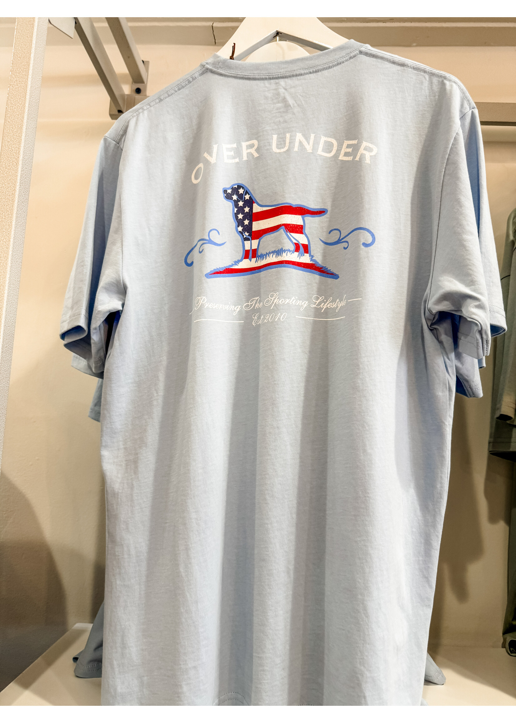 Over Under Over Under SS Freedom Lab Tee Sky Blue