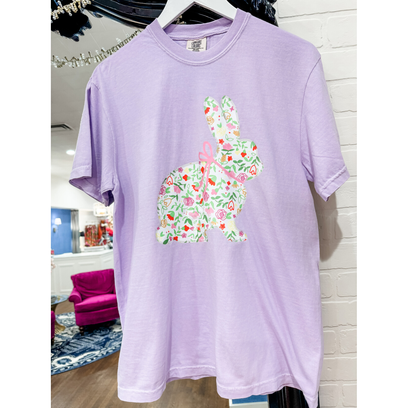 Floral Bunny Tee