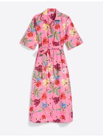 Draper James Riley Midi Shirtdress Lurex Floral