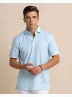 Southern Tide Southern Tide SS Driver Getting Ziggy With It Polo Wake Blue