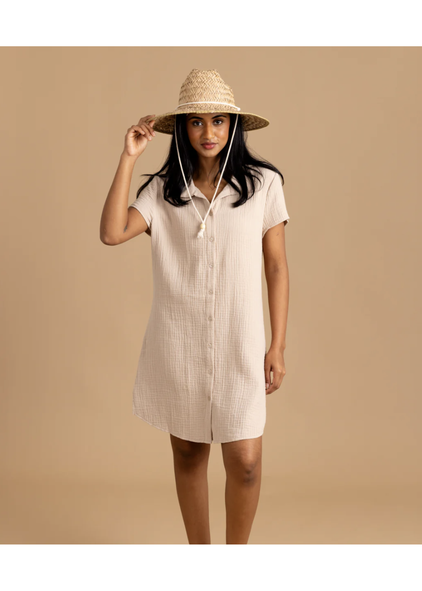 sedge Sedge Graham Dress - Pebble