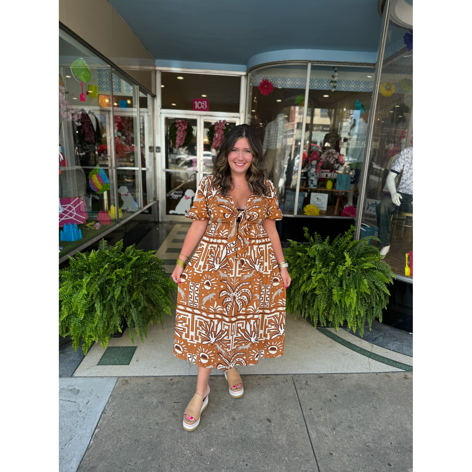 Crosby by Mollie Burch Crosby Emmy dress - Serengeti