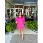 Emily McCarthy Emily McCarthy Poppy Dress - Fuschia Fedora