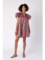 Crosby by Mollie Burch Crosby Mila Dress - Botanic Stripe