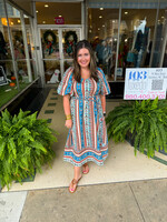 Olivia James Elizabeth James Penny Dress Serape Stripe