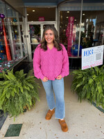 Crosby by Mollie Burch Crosby Charlie Sweater - Super Pink