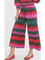 Emily McCarthy Emily McCarthy Teddy Crop Trouser - Ruby Ripple