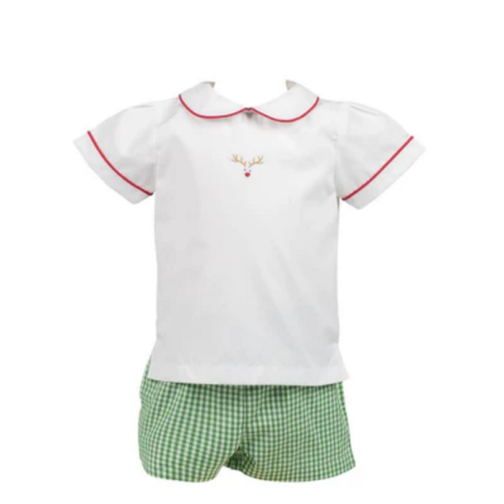 Proper Peony Proper Peony Remi Reindeer Short Set