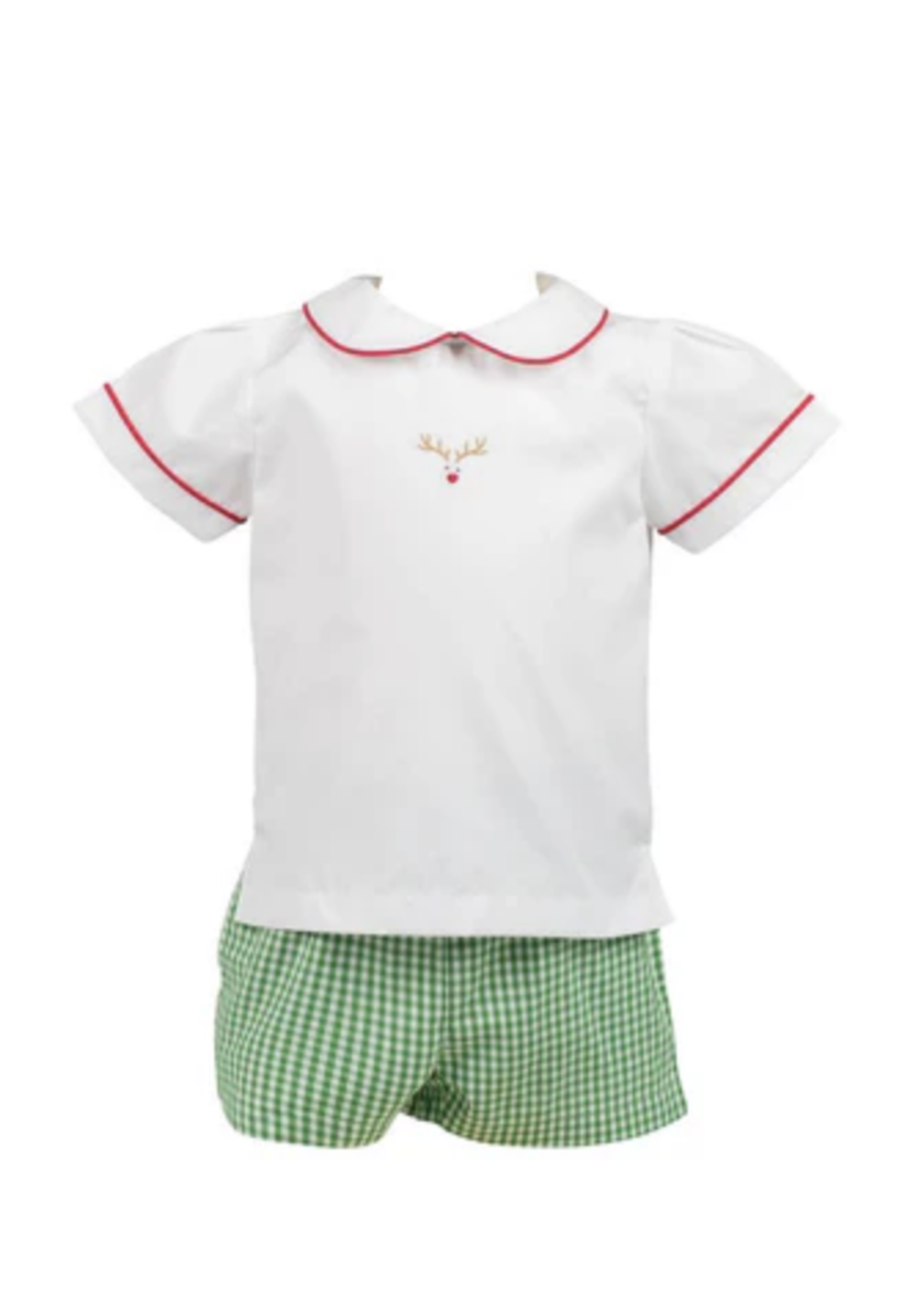 Proper Peony Proper Peony Remi Reindeer Short Set
