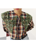 celia B Ceila B Saule Top - Green/Brown