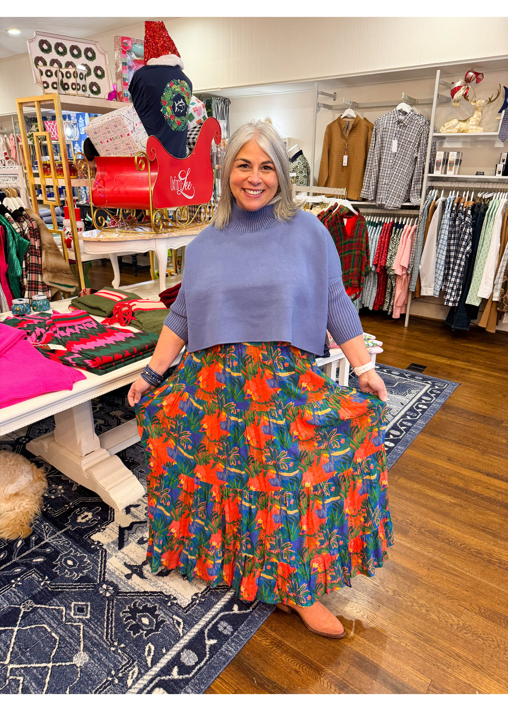 Britton Court Briton Court Savannah Skirt - True Red