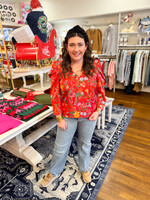 Alden Adair Alden Adair Finley Top - Feature Floral