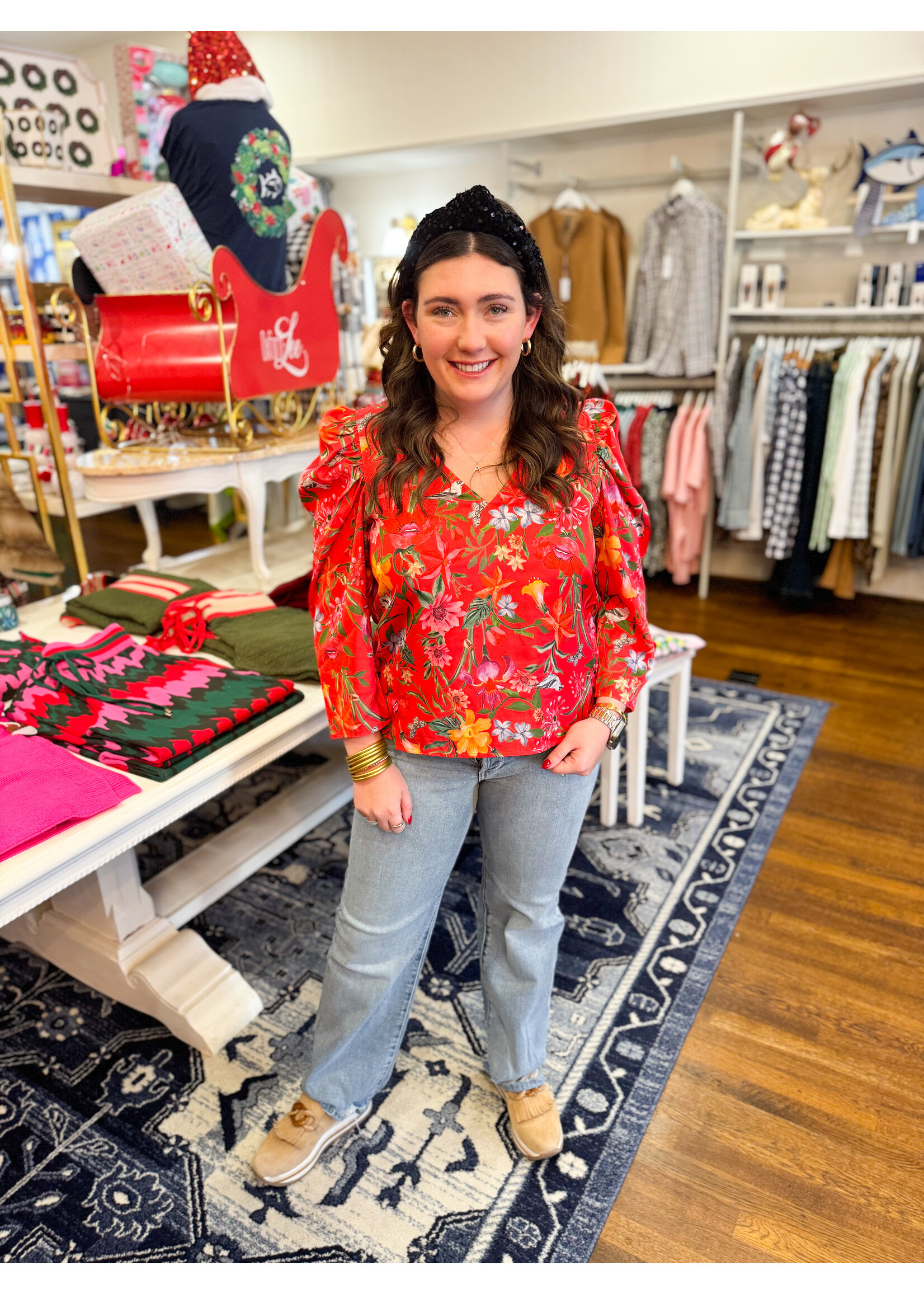 Alden Adair Alden Adair Finley Top - Feature Floral