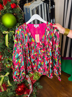 Crosby by Mollie Burch Crosby Bishop Blouse -Shimmer