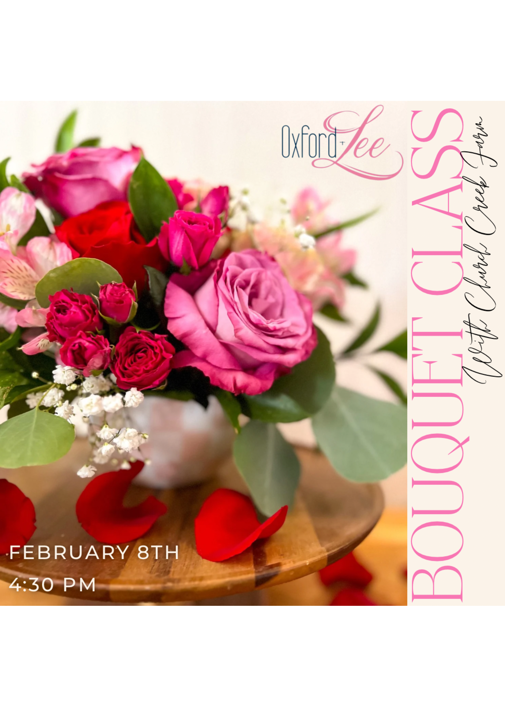 Galentine’s Arrangement Class with Church Creek