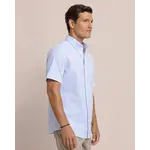 Southern Tide Southern Tide M SS Folly Field Stripe Seersucker Sportshirt - Ocean Channel