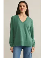 Z Supply Z Supply Modern V Neck Weekender - Botanical green