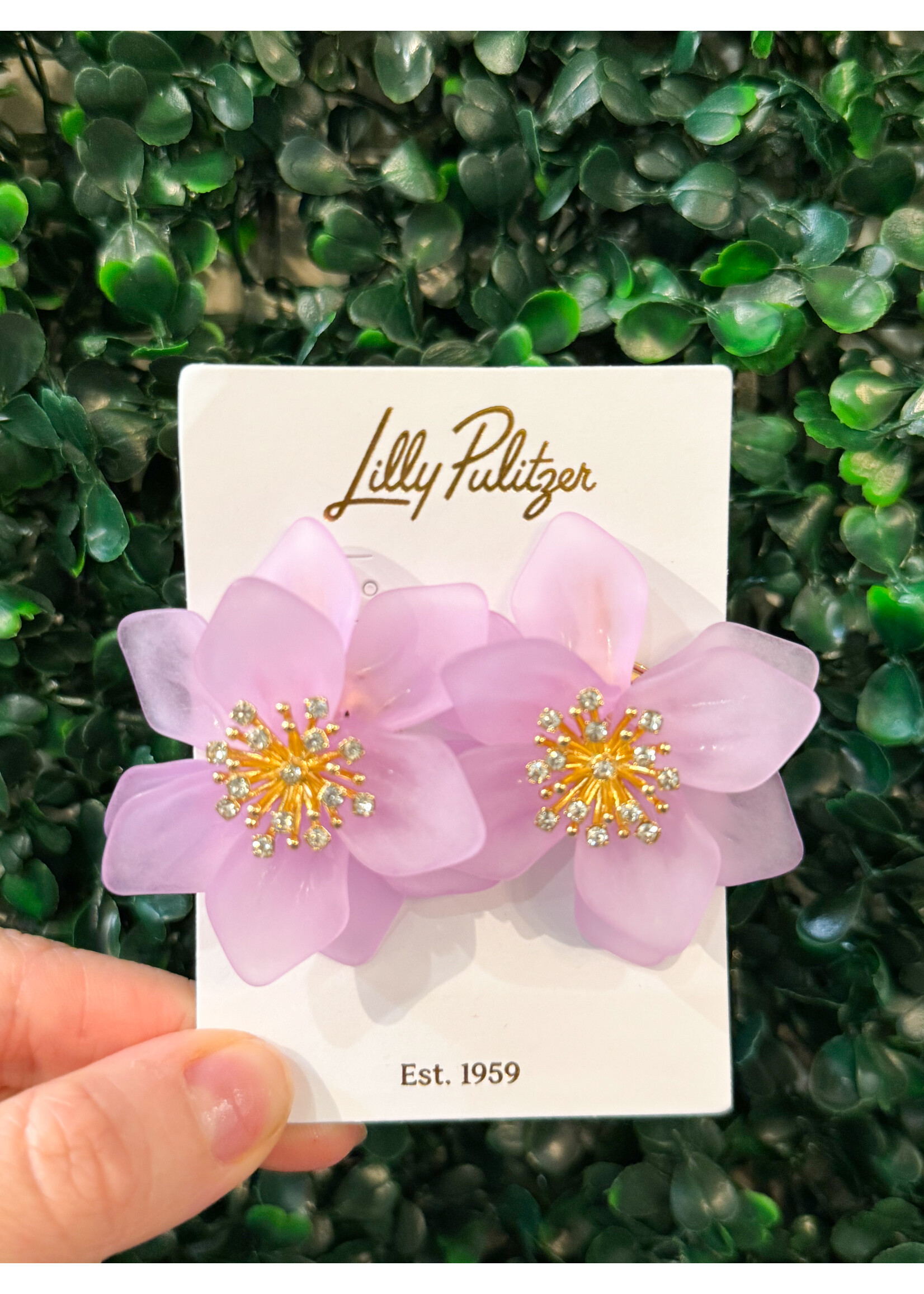 Lilly Pulitzer Lilly Pulitzer Orchid Garden Earrings - Water Hyacinth