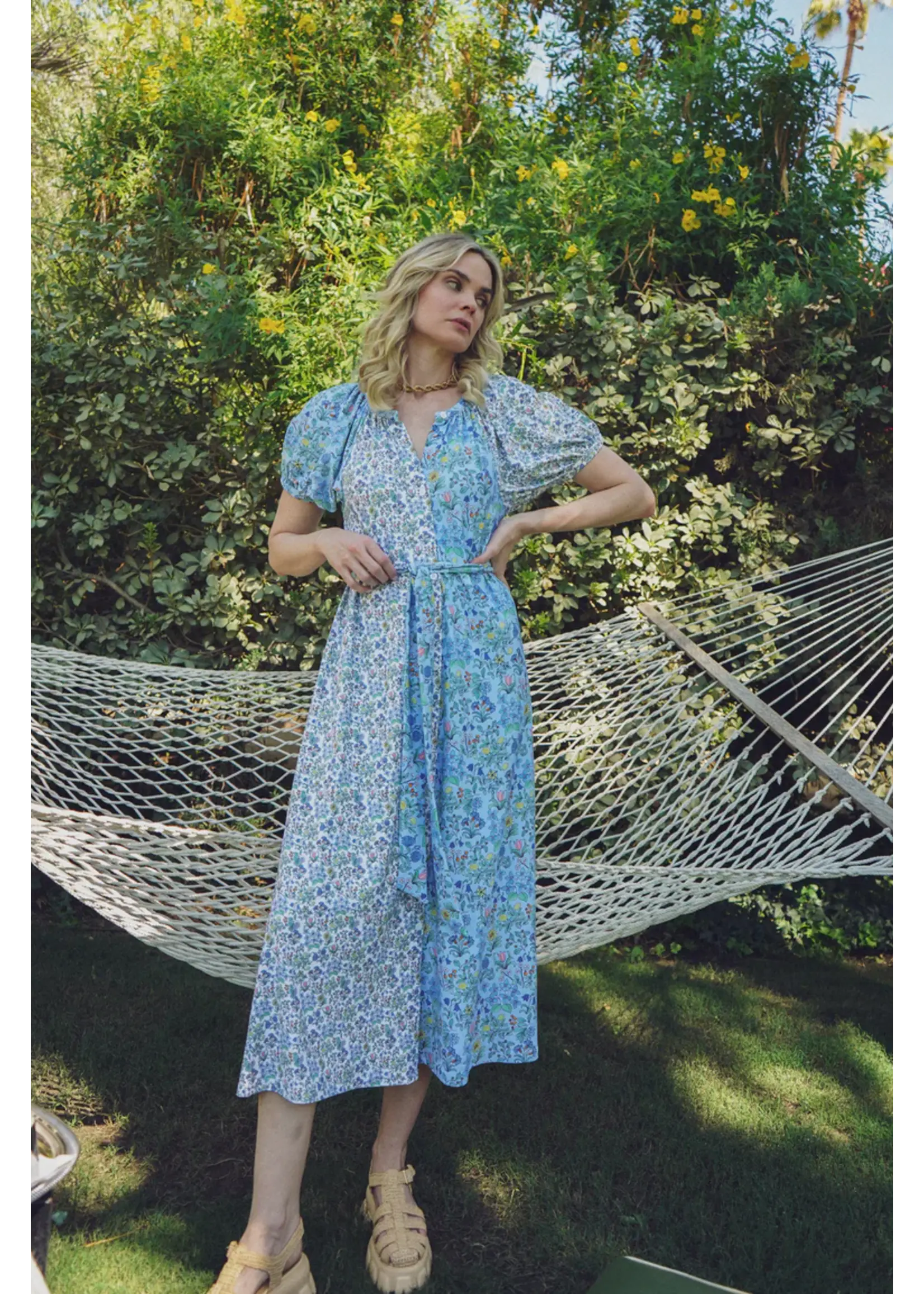Smith + Quinn Grenadine - Spring  Sprig Multi