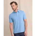 Southern Tide M SS Seaport Kinston Stripe Polo - Boat Blue