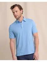 Southern Tide M SS Seaport Kinston Stripe Polo - Boat Blue
